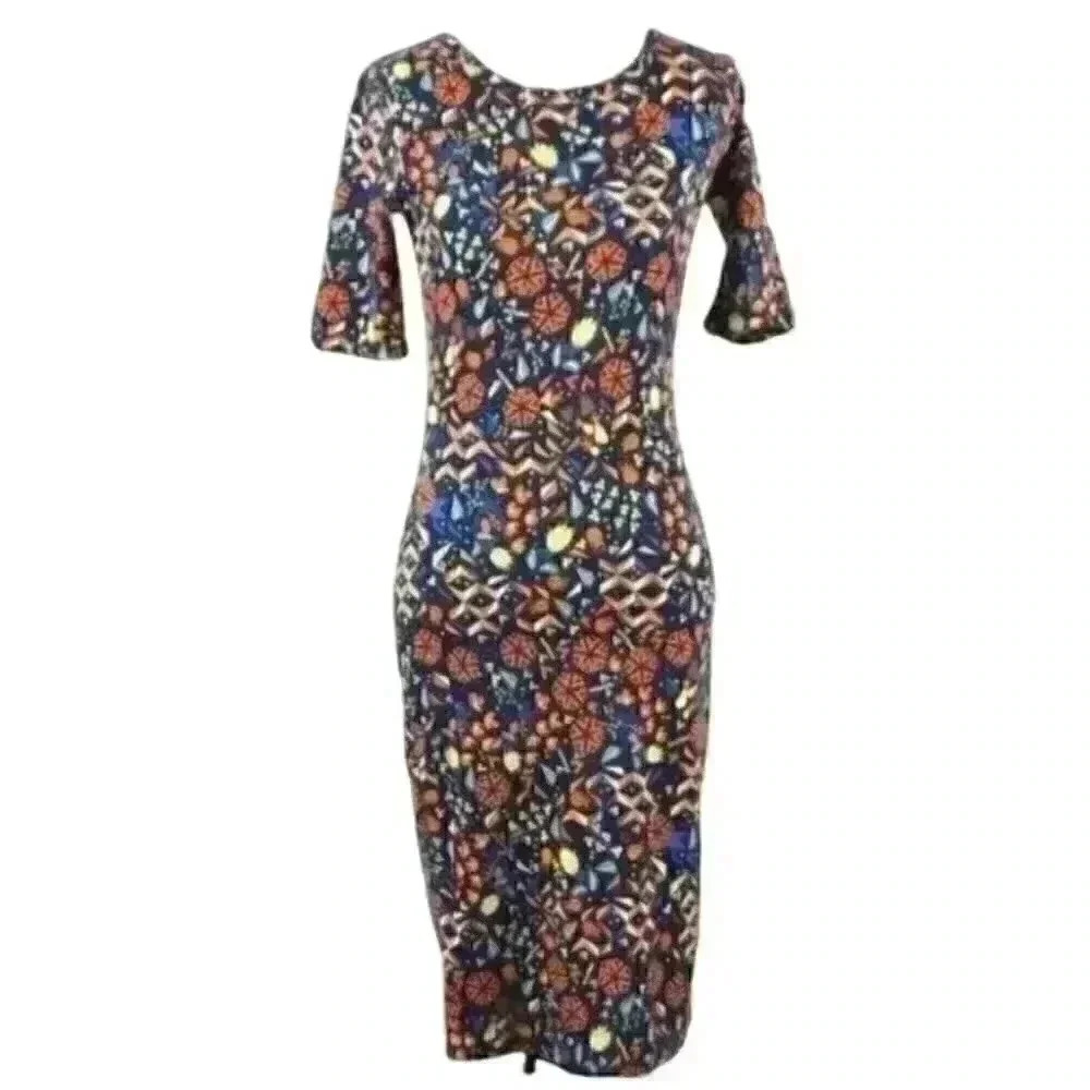 Lularoe Julia dress size XXS 00-0 floral pencil - Picture 11 of 11